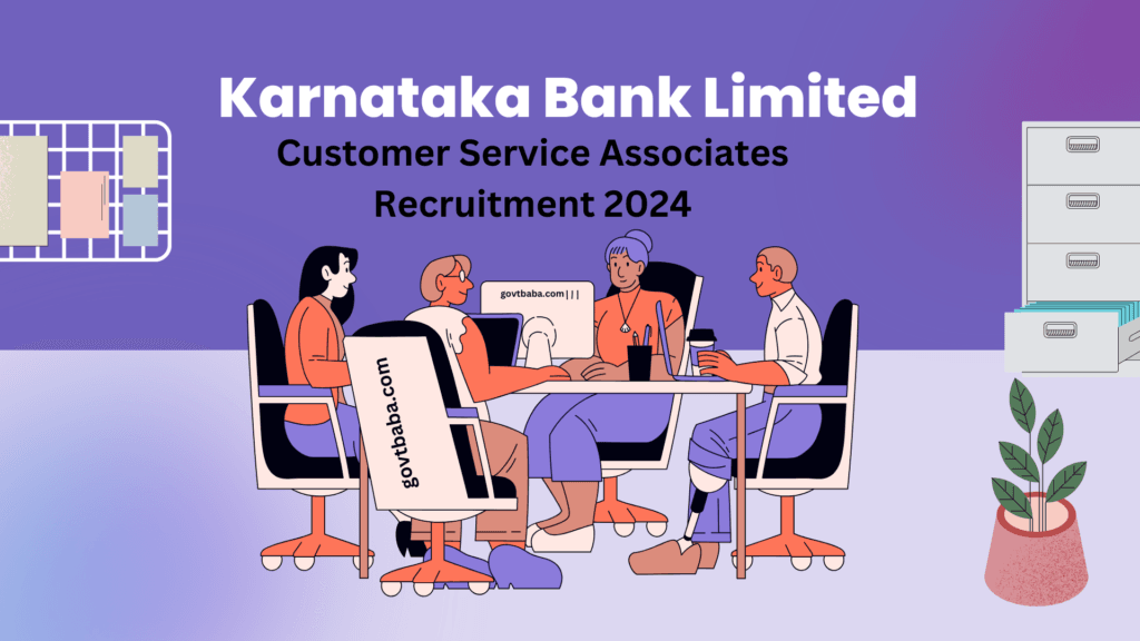 Karnataka bank Customer Service Associates recruitment
Karnataka Bank Recruitment Result 2024.