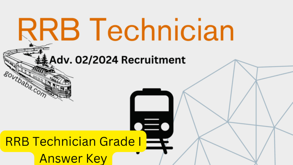 rrb technician grade I answer key