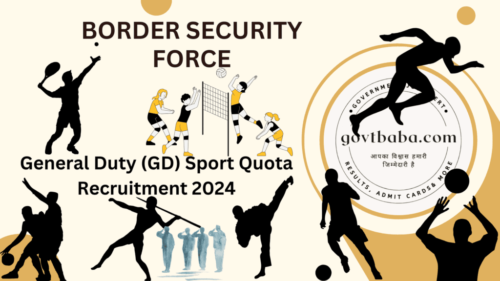 bsf 1 supreme court of india various post BSF Constable GD Recruitment 2024