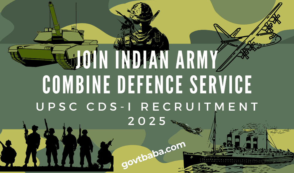 upsc cds upsc cds recruitment join indian army