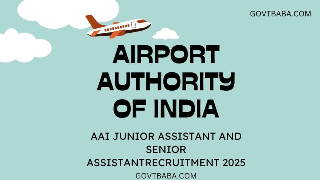 AAI Junior assistant and senior assistant recruitment