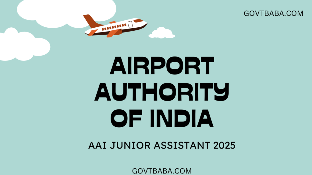 aai junior executives recruitment 2025
airports authority of india